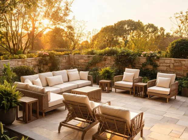 Finished patio collection after planning