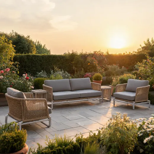 Outdoor patio seating set