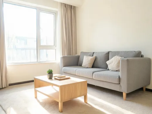 Furnished rental living space